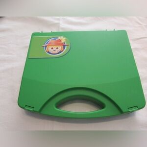Playmobil Red or green Take Along Carry Case Storage Travel Plastic